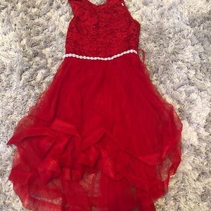 Red Christmas dress size 8 kids